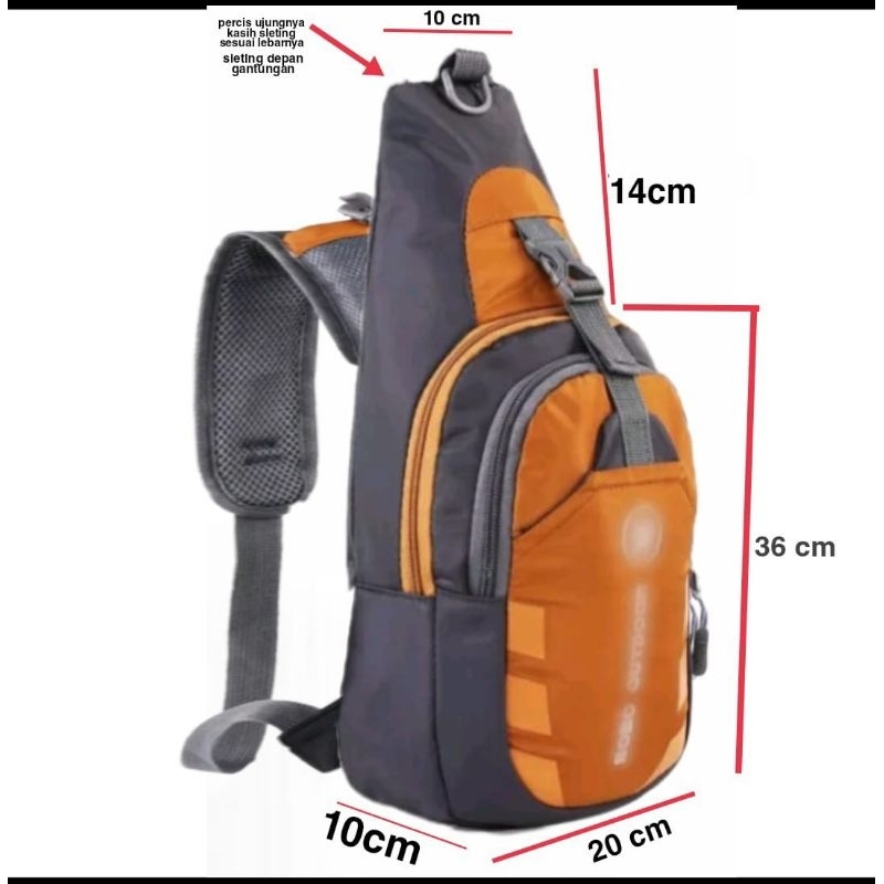 Tas Slempang Pria Oxford Bahu Outdor