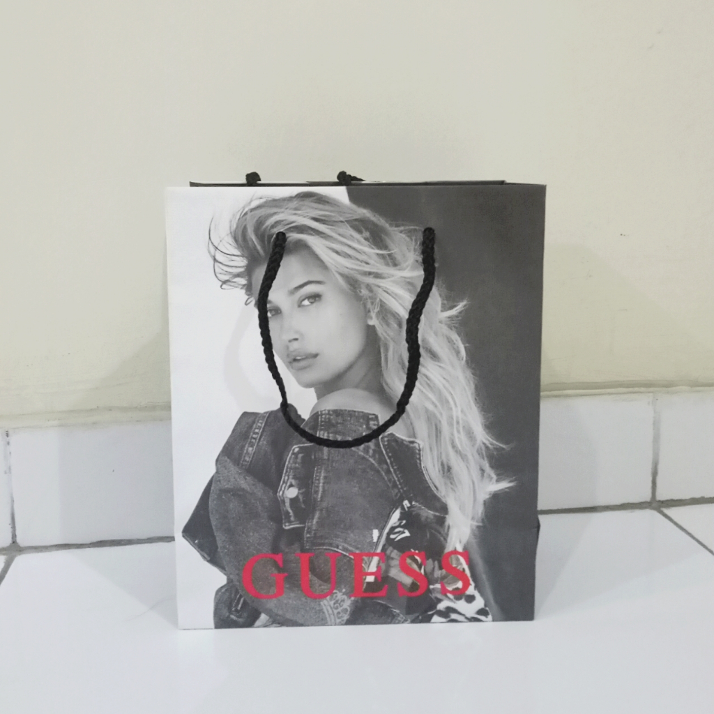Paperbag original guess kecil sedang besar tas kantong kertas karton paper bag small medium large