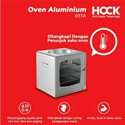 Hock Oven Aluminium No.3 Tempat Arang