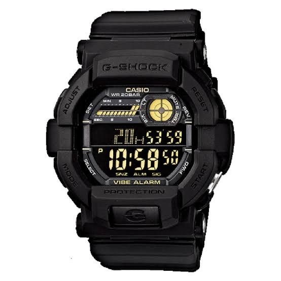 CASIO G-SHOCK GD-350-1BDR Jam Tangan Pria Black Original