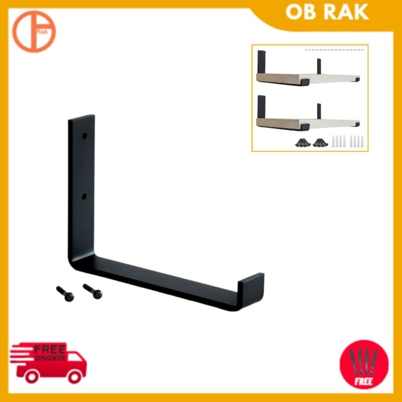 rak siku L tempel dinding gantung minimalis siku besi kokoh kuat dan simpel siku besi dapur