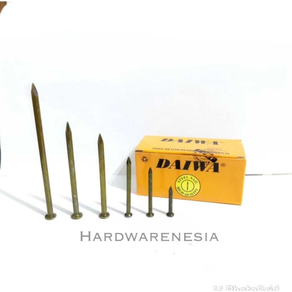 DAIWA Paku Beton Kuning 2 inch inci 5 cm isi 100 PER BOX