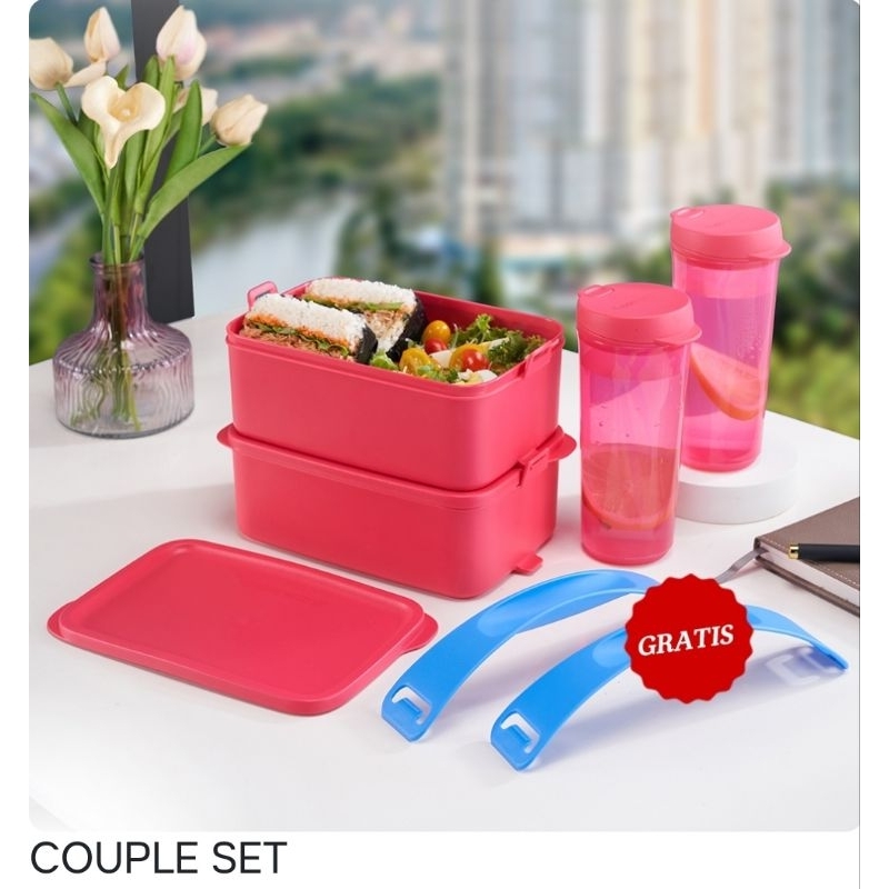 TUPPERWARE COUPLE SET/ TEMPAT MAKAN/ RANTANG MAKANAN