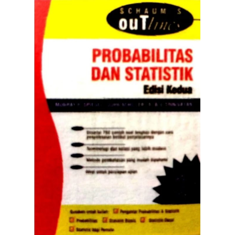 Buku Probabilitas dan Statistik , edisi 2. (Buku Schaum)