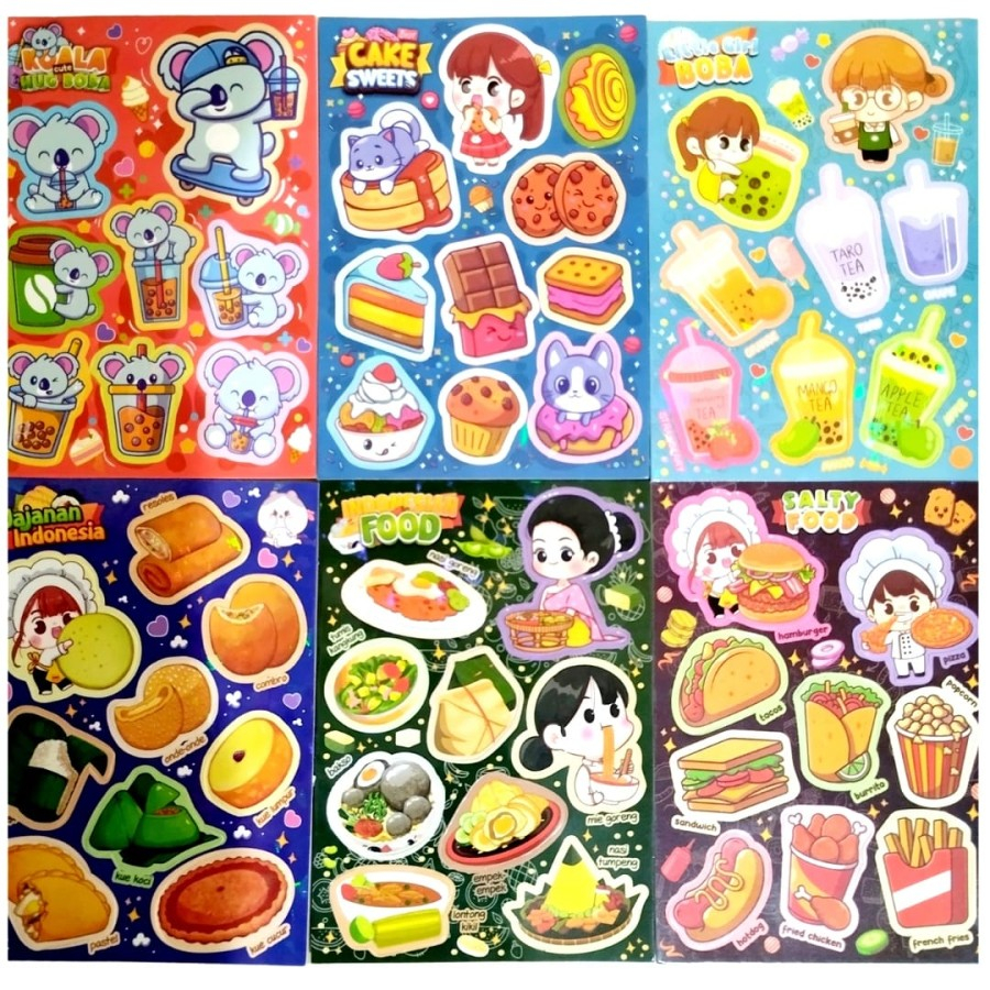 

Sticker Foam Hologram Karakter