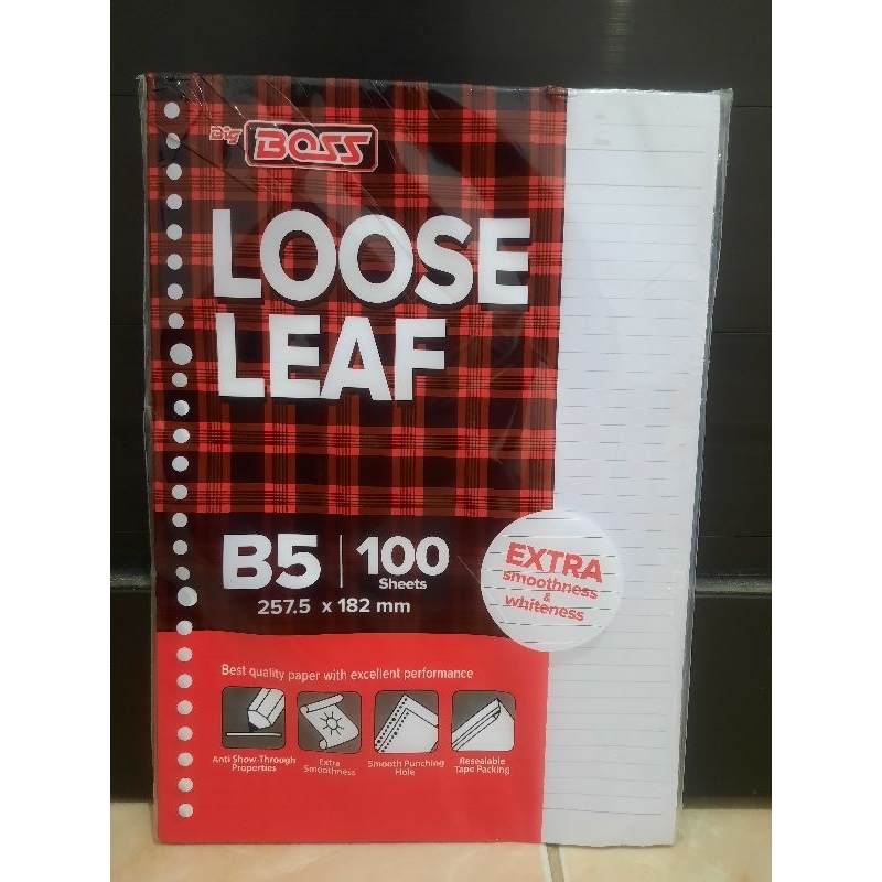 

Loose Leaf B5 bergaris