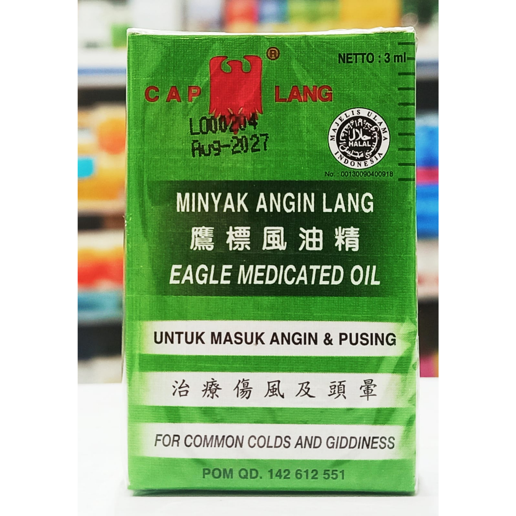 Minyak Angin Lang 𝟑𝐌𝐋 - Meredakan Masuk Angin