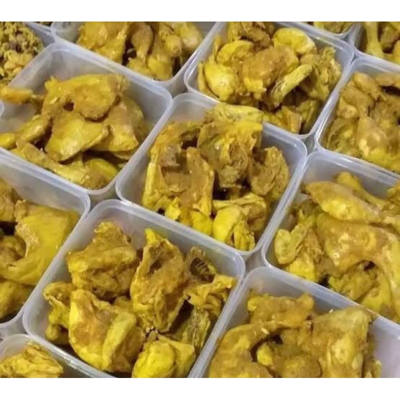 

Ayam Ungkep bumbu kuning+sambal