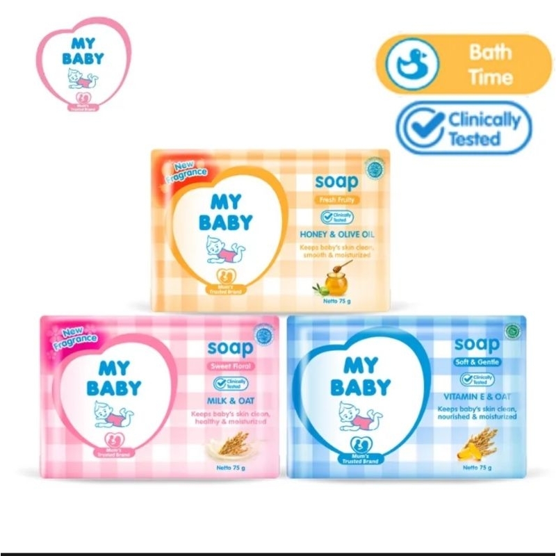 My Baby Soap Sabun Batang Baby 60gr - My Baby Sabun Batang 60gr