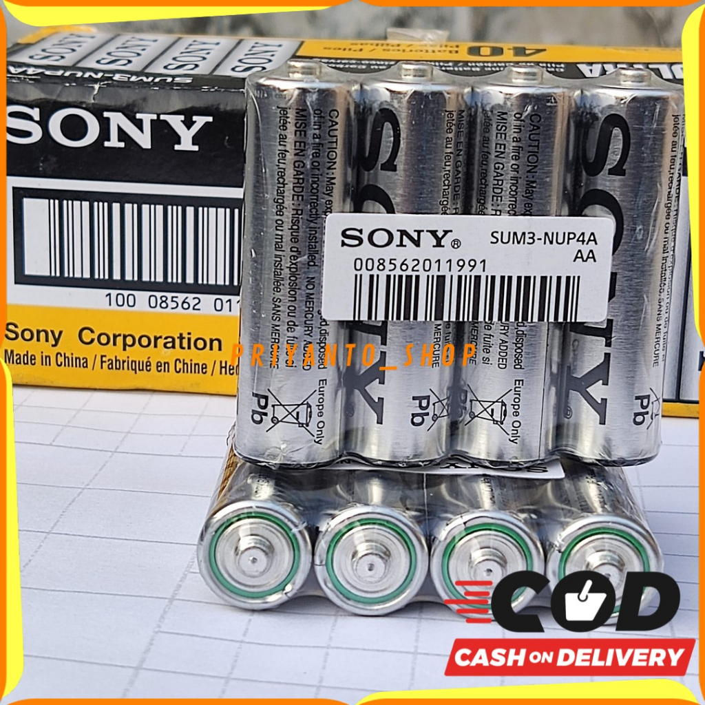 BATTERY BATERAI BATU SONY JAM DINDING BATERI AA A2 R6 AWET 1.5V