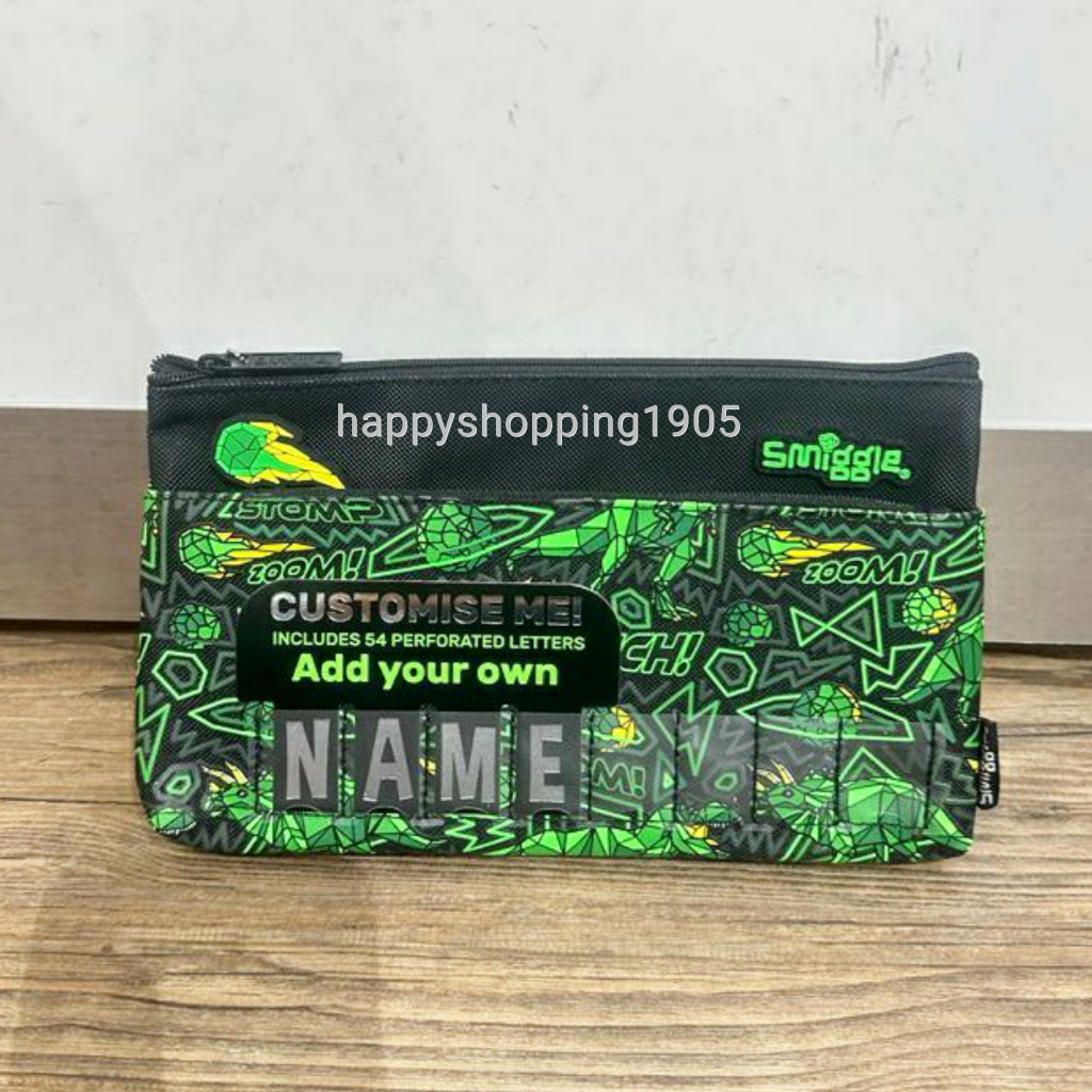 

SMIGGLE WILD SIDE PENCIL CASE SOFTCASE ALL AROUND ID DINO - TEMPAT PENSIL SMIGGLE