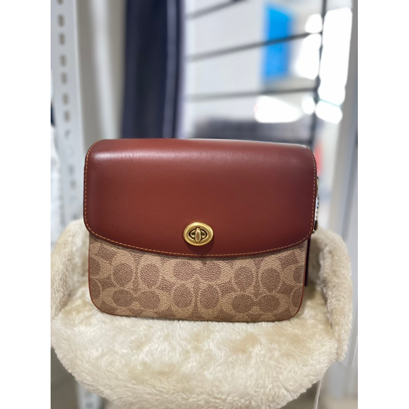 PRELOVED Coach Cassie 19 Tan Rust