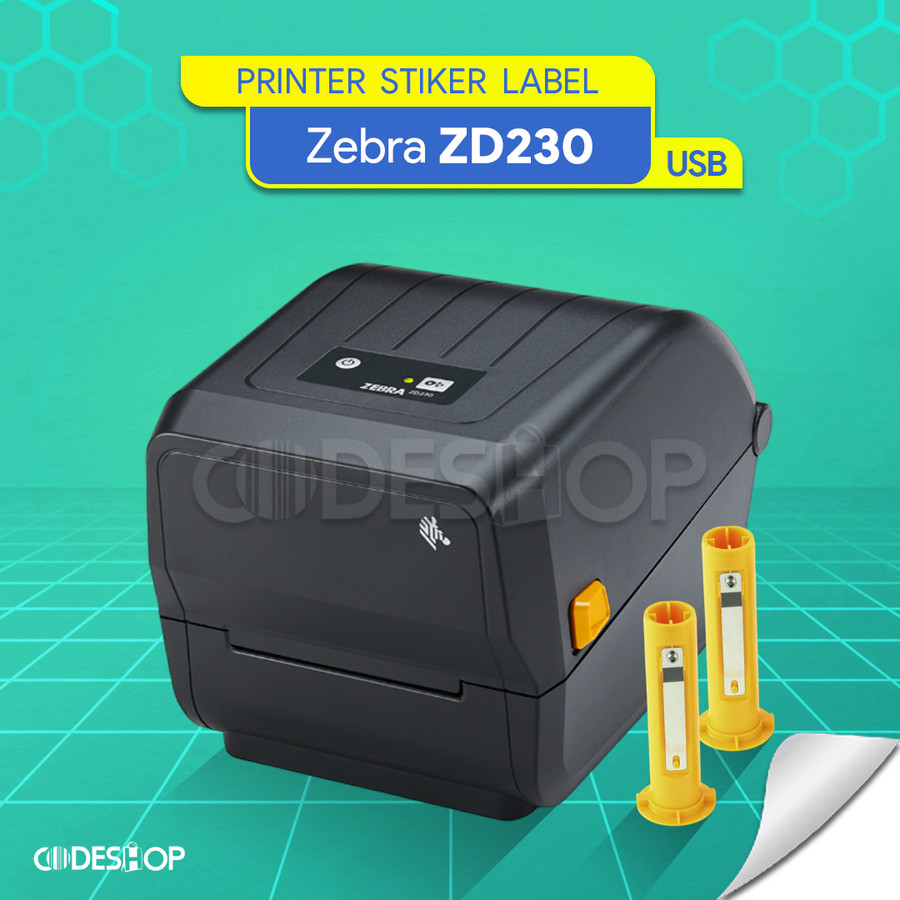 

Zebra ZD-230 Printer Label Thermal Transfer Resi Barcode Harga