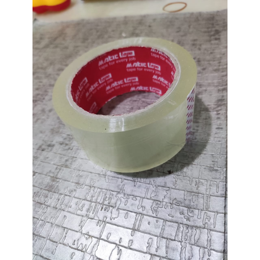 

Lakban Polos BENING MATIC Tape 45mm x 90 Yard - Bening