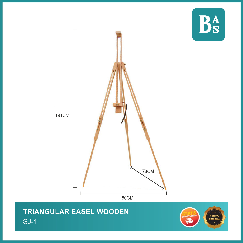 

Triangular Easel Wooden SJ-1