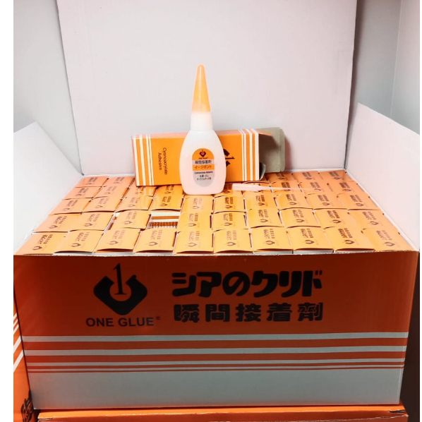 

Terlariss !! 1 Box Isi 50 Pcs Lem Korea One Glue , Lem Tetes Serbaguna / Lem Korea Power Glue Mainan Sepatu Sendal / Lem Korea Serbaguna / Lem Besi / Lem Setan Kayu Power Glue Material Kuat Super / Lem Korea Botol Besar , Lem Tetes Serbaguna