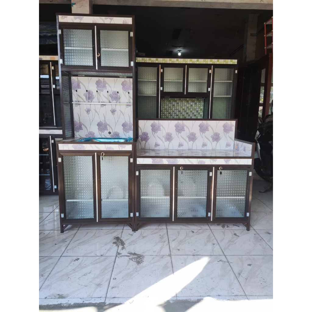 LEMARI DAPUR RAK PIRING WASTAFEL RAK KOMPOR TERBARU