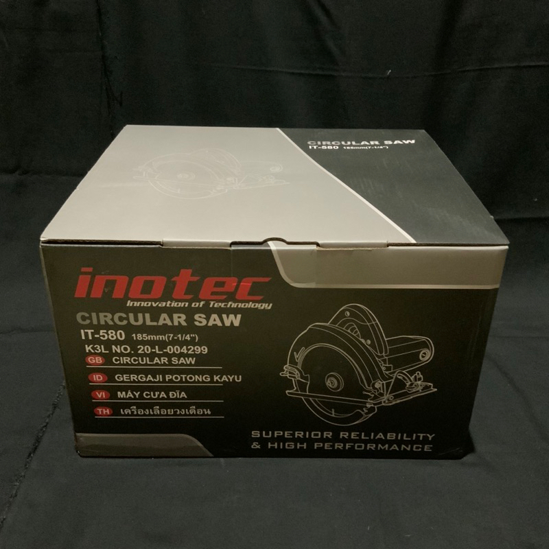 INOTEC GERGAJI POTONG KAYU CIRCULAR SAW IT-580