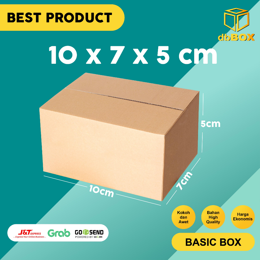 

(10Pcs) BOX KARDUS 10x7x5 cm DUS PACKING