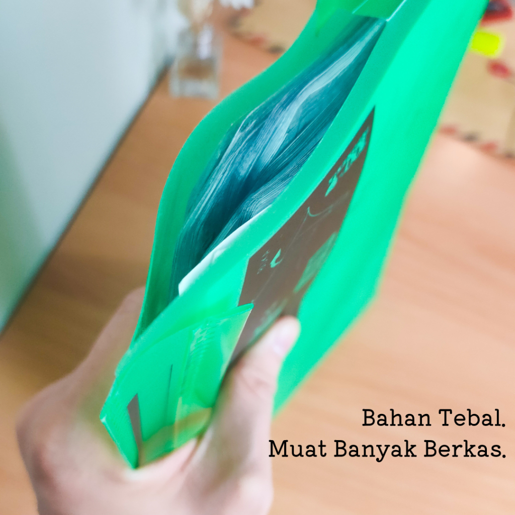 Map Dokumen Holder Aesthethic Plastik Berkas Dokumen Keeper Slip File Anti Air Praktis F4 A4 Folio