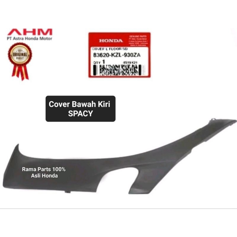 83620 - KZL - 930ZA  COVER BODY BAWAH KIRI SPACY  ASLI ORIGINAL HONDA AHM