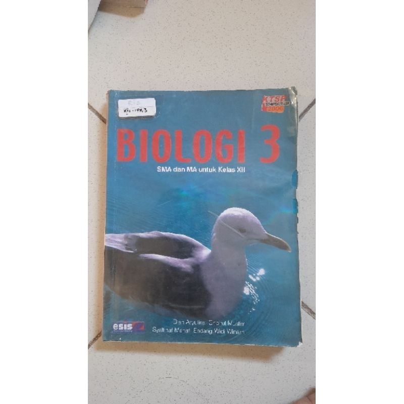 PRELOVED BUKU ESIS BIOLOGI 3 KELAS XII KELAS 12