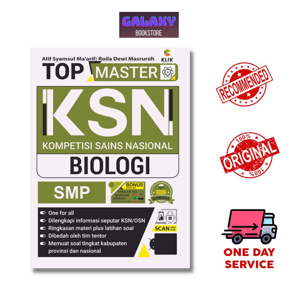 BUKU PENDIDIKAN : TOP MASTER KSN BIOLOGI SMP