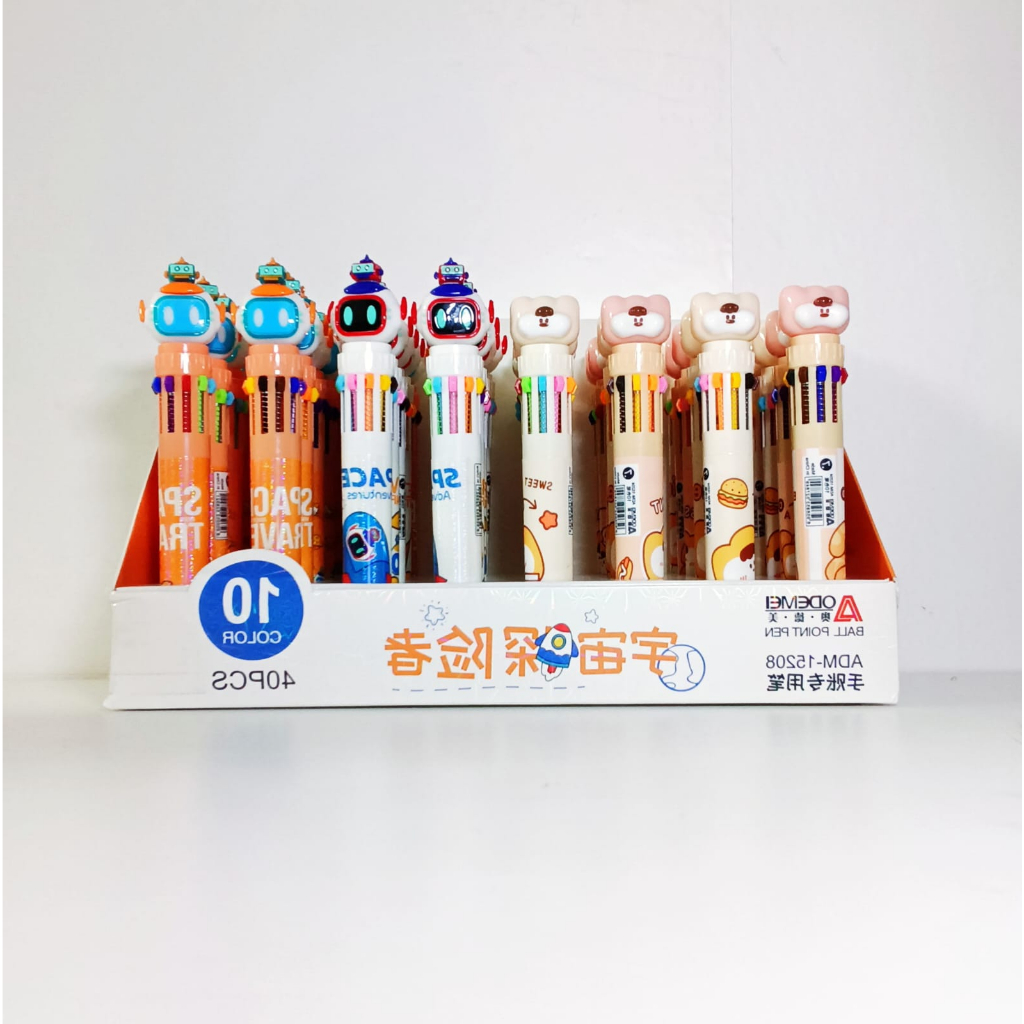 

Pulpen Warna-Warni 10 WARNA-Kawaii Kartun Sekolah Kantor Menandai Gambar Tulisan Cepat Kering Penandatanganan Lukisan Bolpen