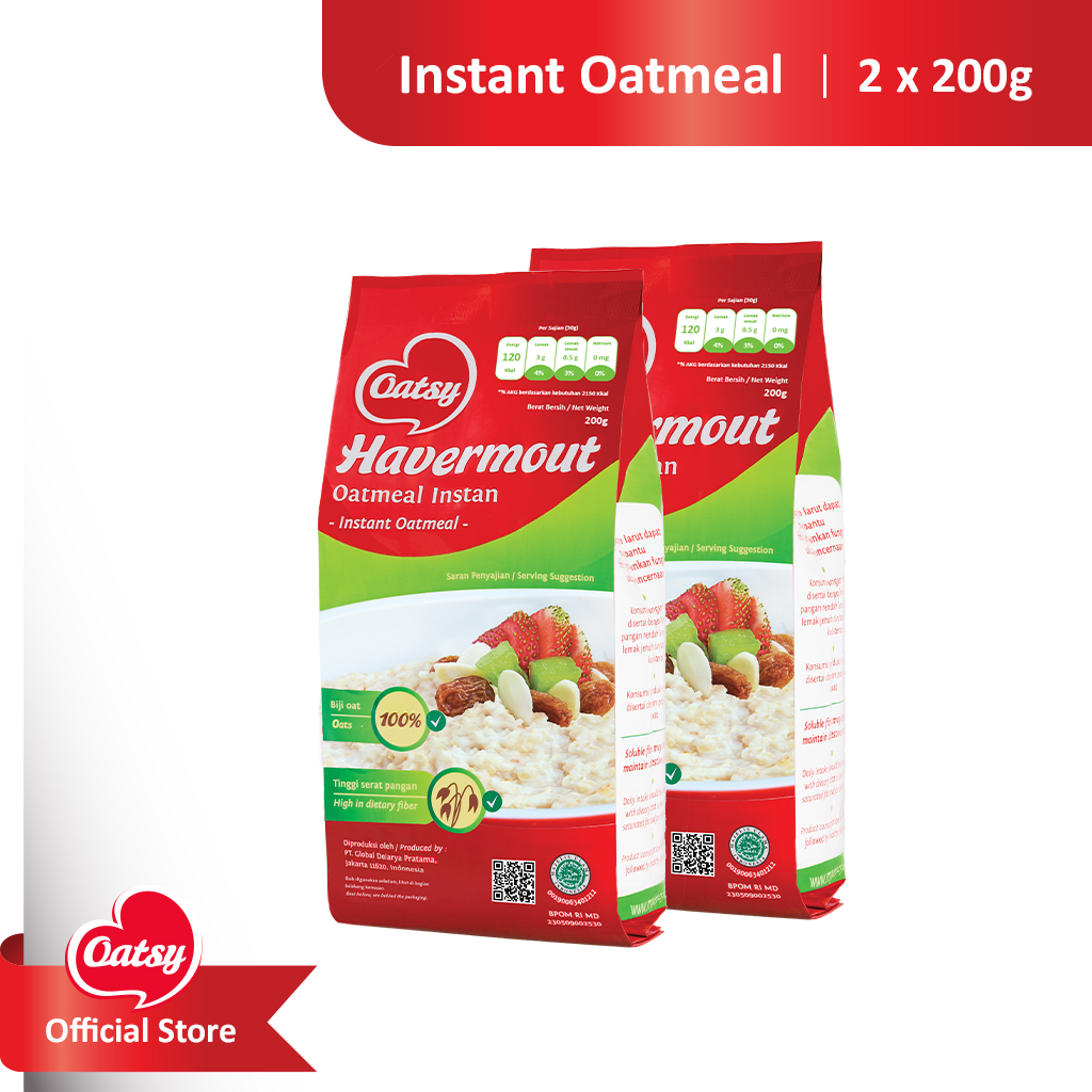 

OATSY Instant Oatmeal 200g (Double Pack)