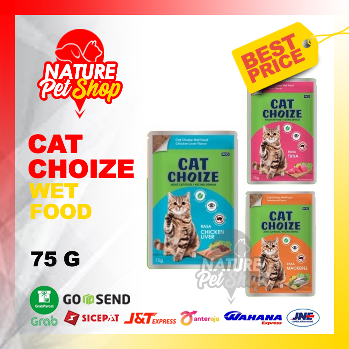 CAT CHOIZE POUCH 75G Makanan Kucing Cat Choice Wet Food