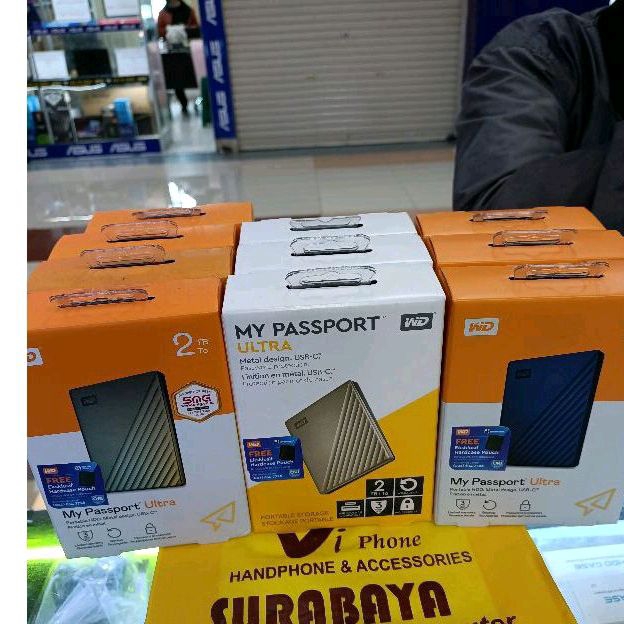 HDD eksternal WD passport ultra typeC 2tb