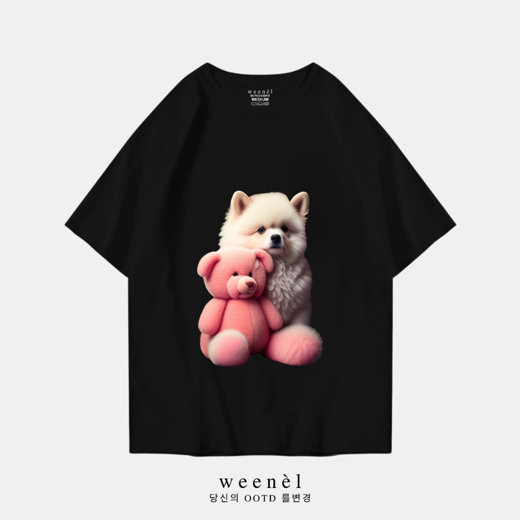 Weenel T-Shirt Oversize Pomeranian Bear