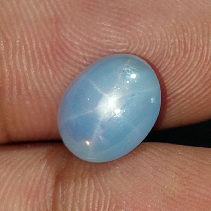 Natural Blue Star Sapphire Batu Permata Ceylon Srilanka
