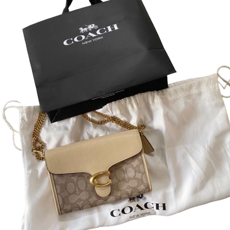 coach tabby wallet on chain