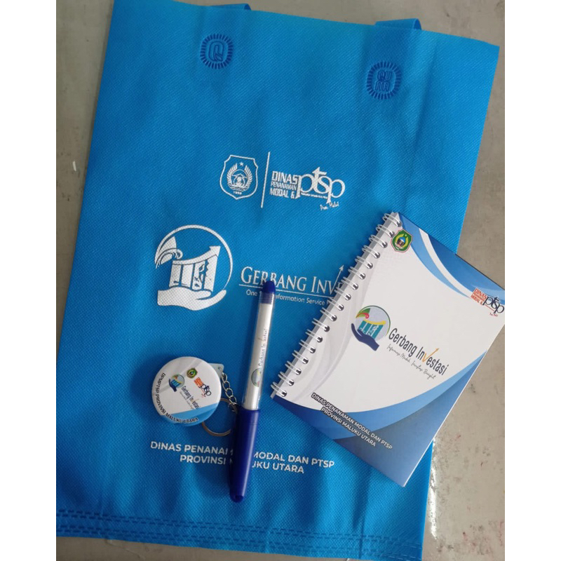 

seminar kit.tas,note a6,pin,pen activ tali