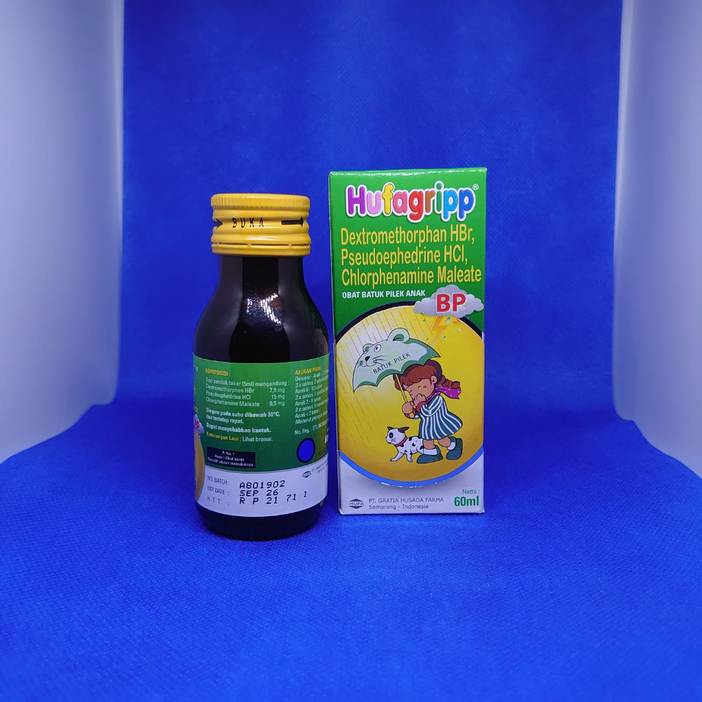Hufagrip Syrup Batuk Pilek Anak ( Hijau ) 60 ml