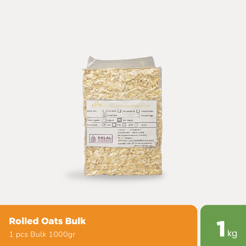 

Rolled Oats Bulk 1kg