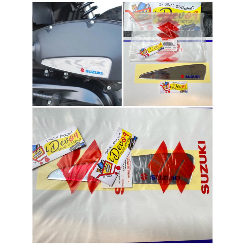 Aksesoris Dome Stiker Emblem Timbul Cover Air Box Filter Udara Original Address 110