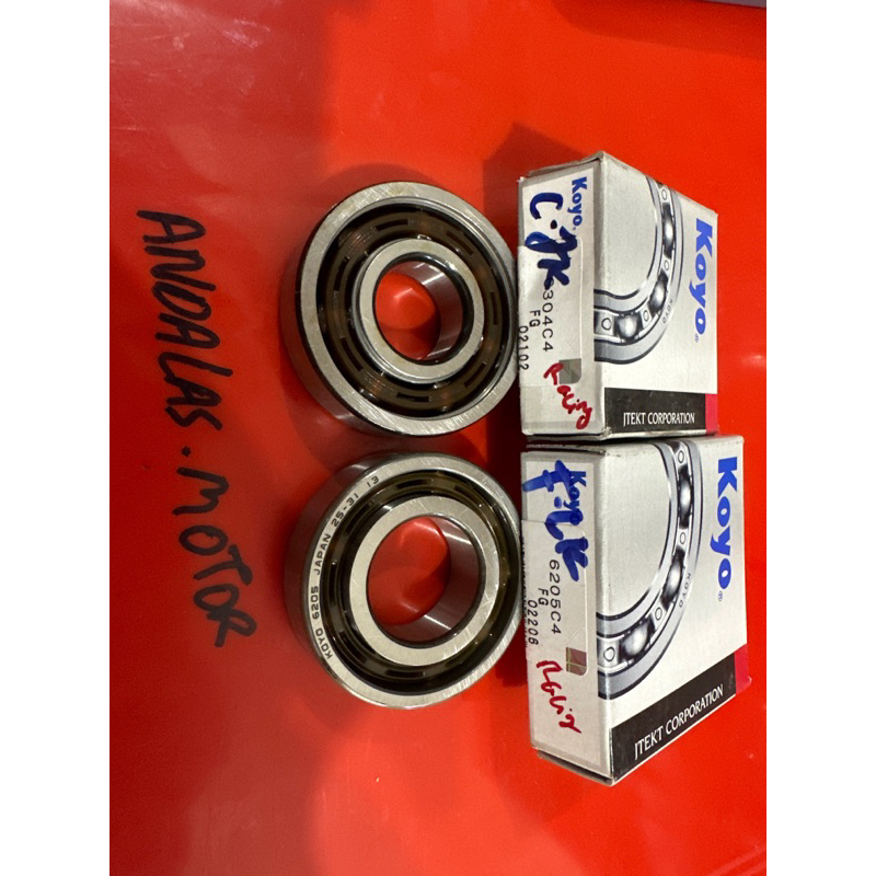 Bearing 6205 C4 koyo - 6304 C4 koyo Bearing Laher Klaker Set As Kruk As Yamaha RX King RXZ