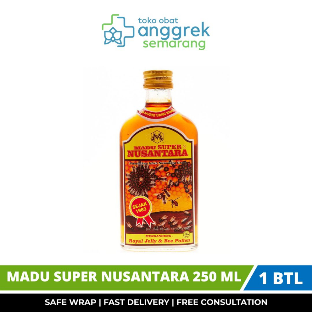

MADU SUPER NUSANTARA 250 ML / MENINGKATKAN DAYA TAHAN TUBUH/ STAMINA