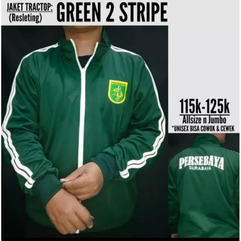 COD jaket persebaya hoodie green force