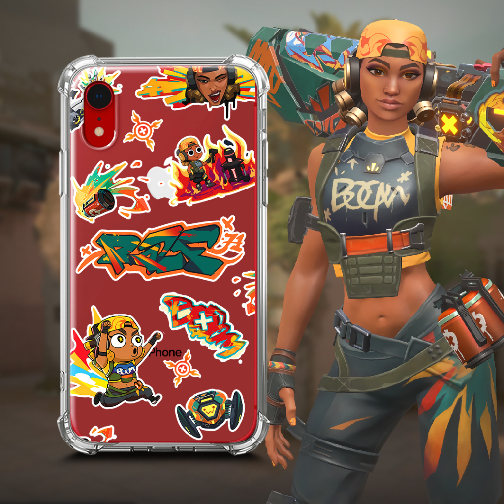 Raze Collage Case - Semua Merk & Tipe HP - VALORANT Premium Case