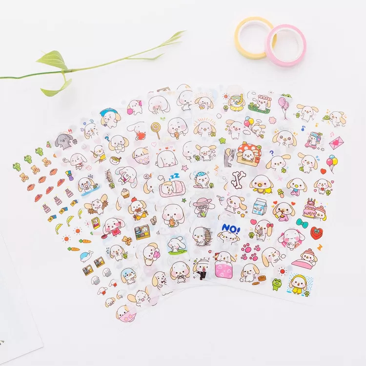 

1 lembar cute dog sticker / stiker anjing lucu / cute aesthetic dog sticker