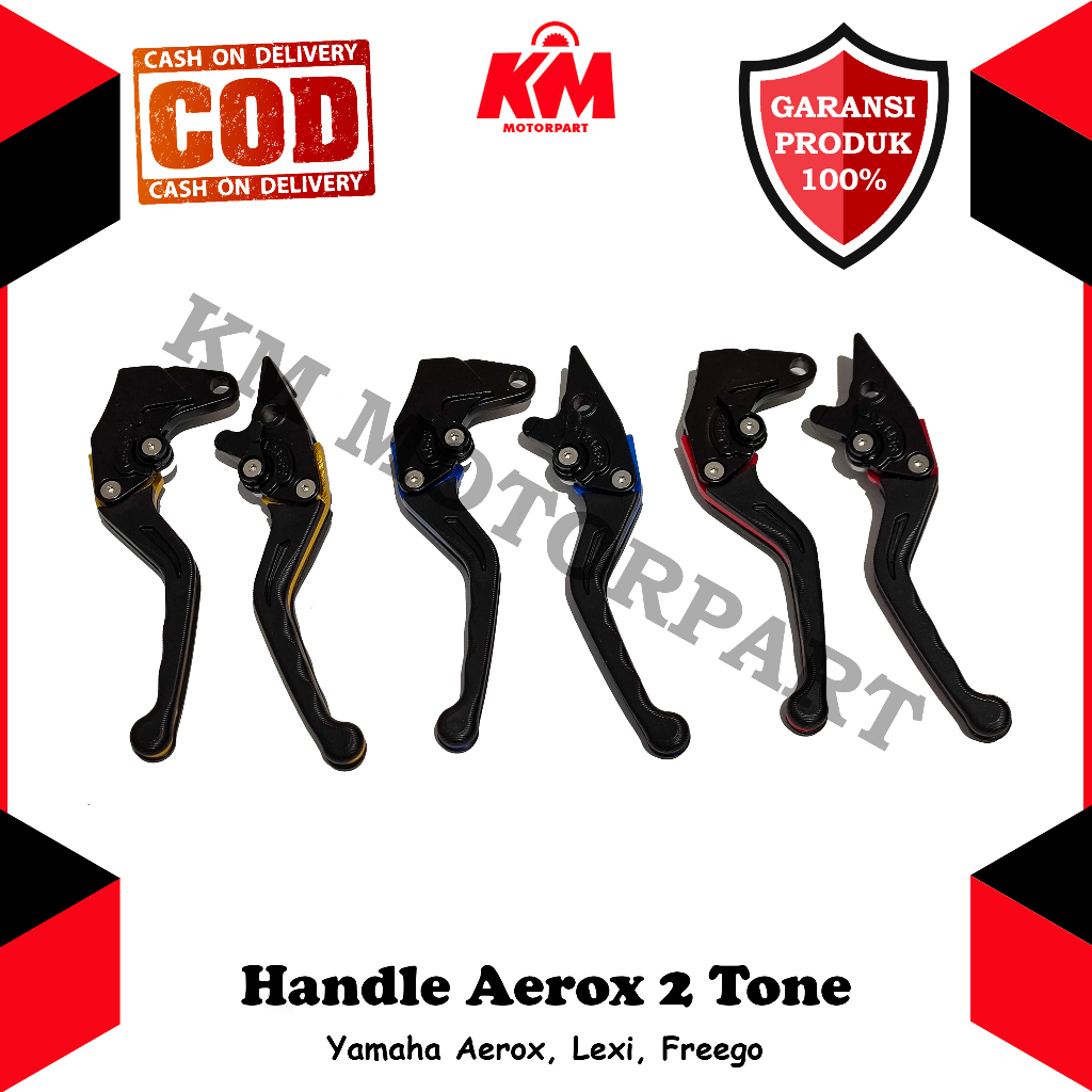 Handle Rem Aerox Lexi Freego Variasi Yamaha 2 Tone