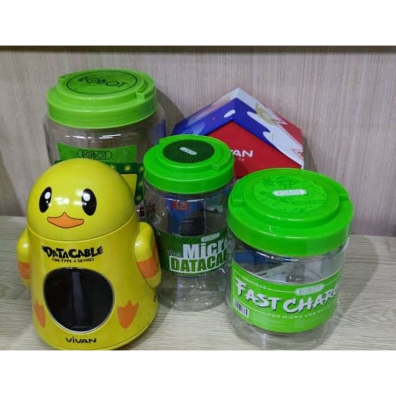 Toples Kaleng Kosong Vivan Robot