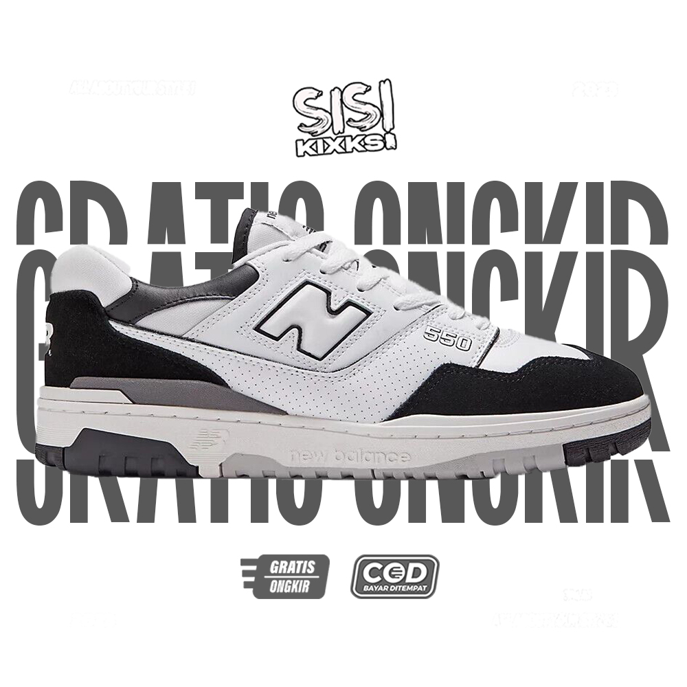 New Balance 550 White Black Rain Cloud Original BNIB | Sepatu NB | NB White Black