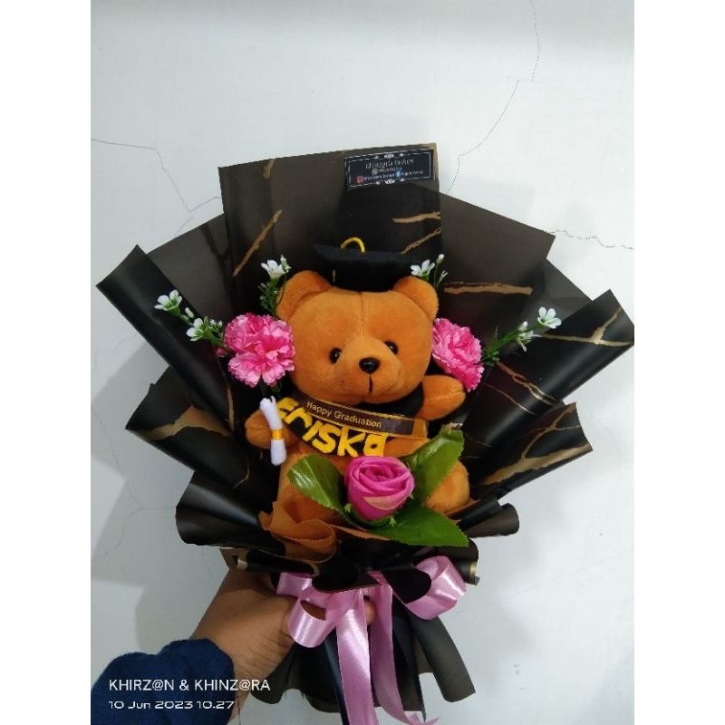 buket boneka free nama