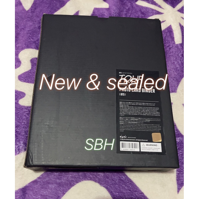 Ready Stock OFFICIAL Photocard binder BTS MOTS TOUR New sealed