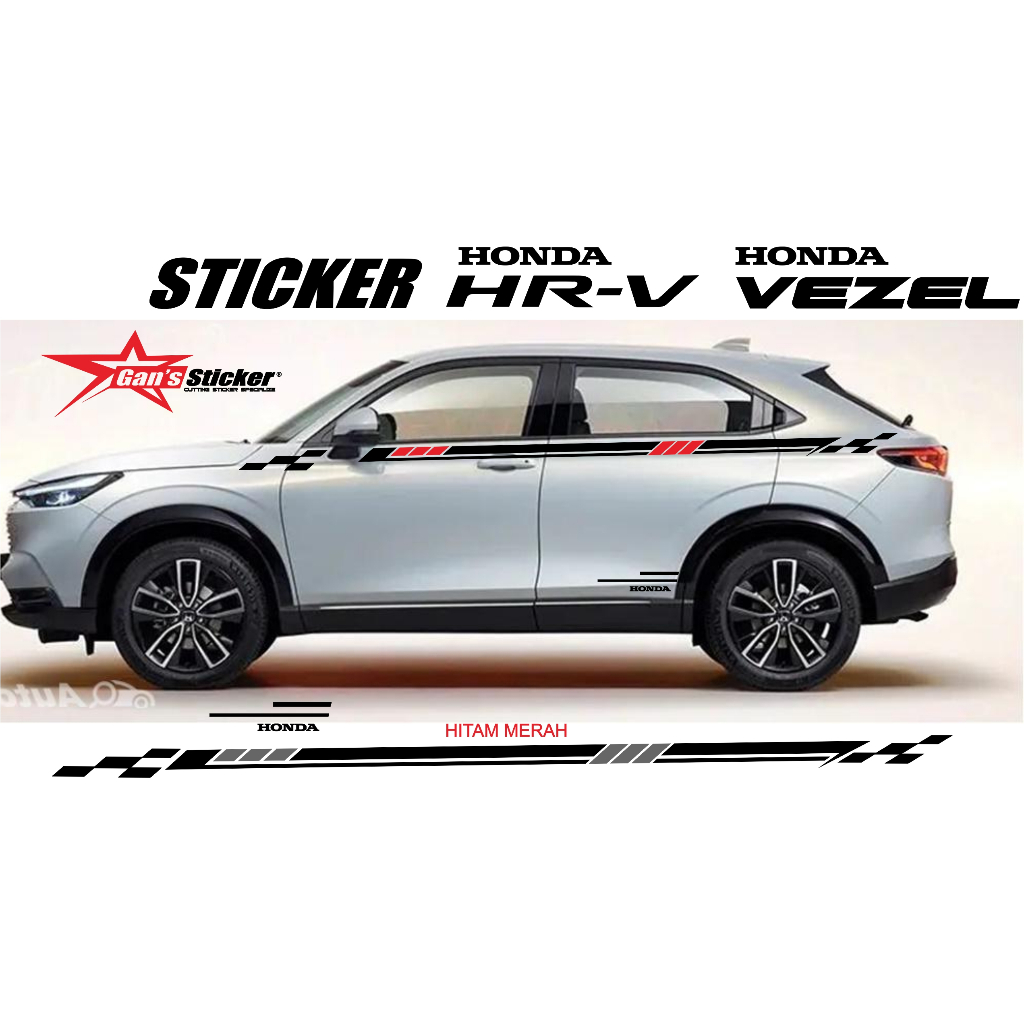 sticker all new hrv 2022 2023 honda vezel 2022 aksesories honda all new hrv