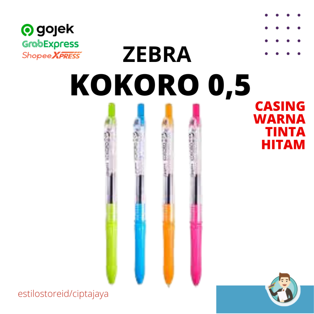 

PENA ZEBRA KOKORO HITAM